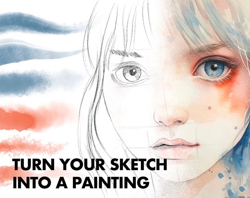 Procreate湿边水彩笔刷